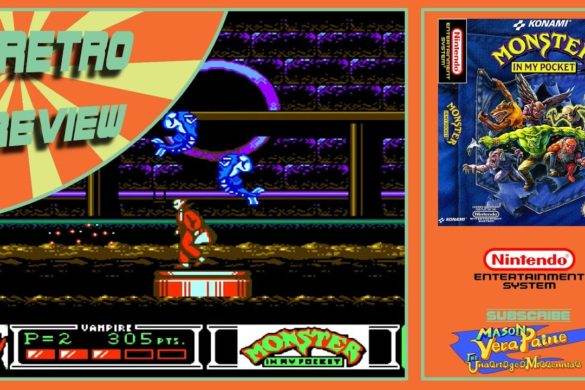 Monster in my pocket, Nintendo, NES, retro review, Mason vera paine, mvp show,