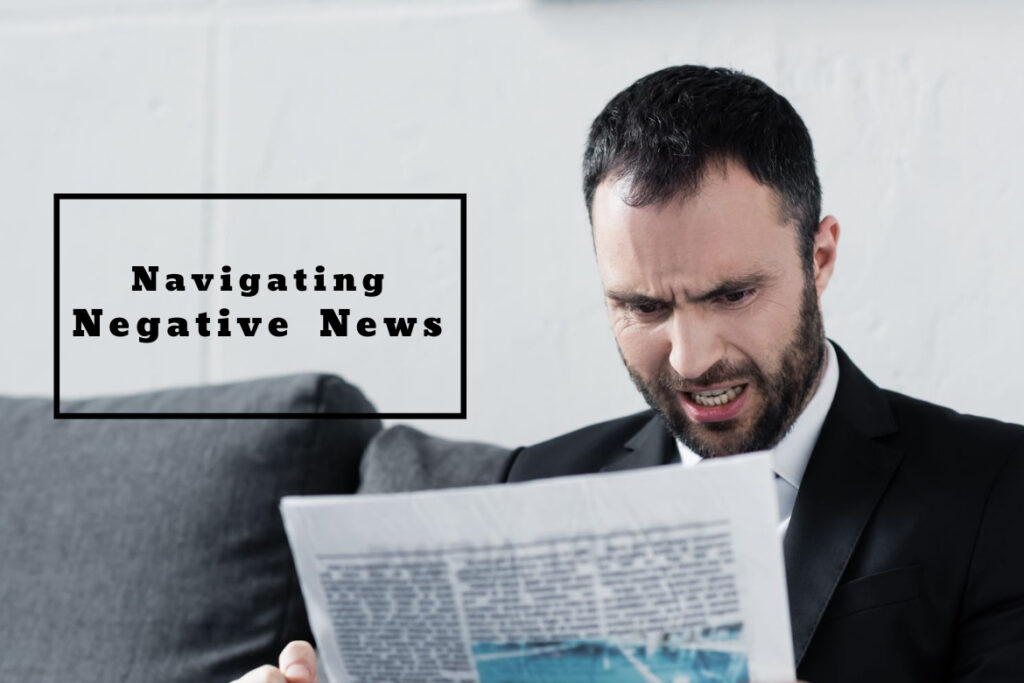 How to avoid negative news, negative news search, negative news stories, Negative News, Bad News, Mental Health, Physical Health, Team MVP, Brian Althimer, Dr Wayne Pernell